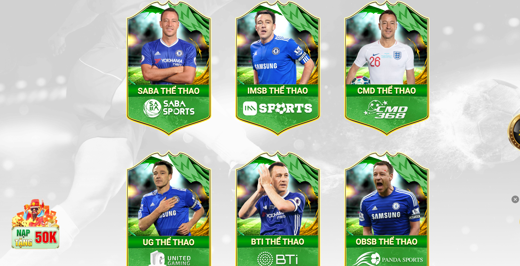 Các sảnh cược nổi bật tại Thể thao QQ88