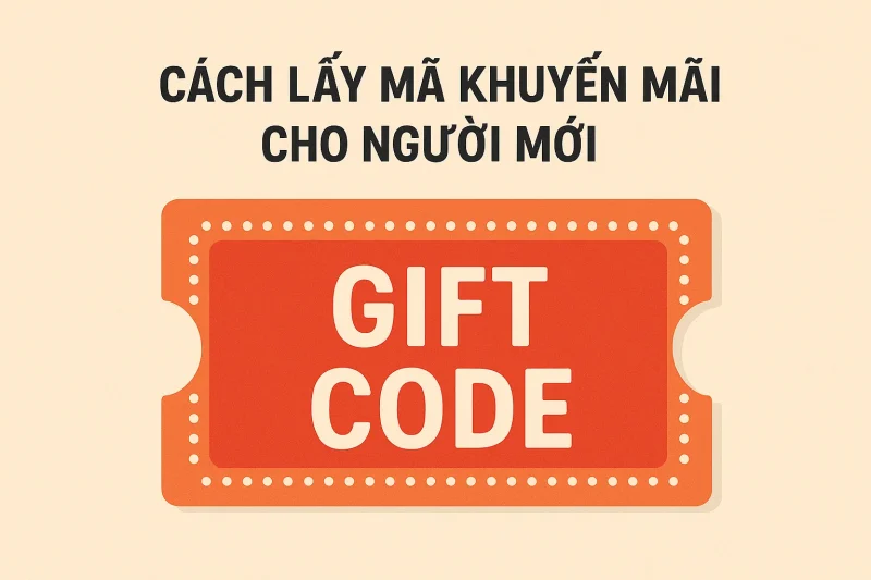 Cách lấy mã khuyến mãi cho người mới